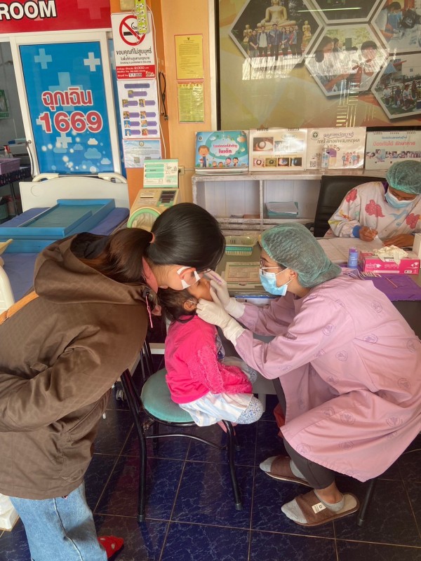 13 พ.ย.67 รพ.สต.บ้านสันป่าไร่ ฉีดวัคซีนเด็ก อายุ 2 เดือน ถึง 4 ปี จำนวน 27 ราย พร้อมทั้ง ตรวจสุขภาพช่องปาก,ให้ทันตสุขศึกษาแก่ผู้ปกครอง.เจาะเลือดตรวจ hct ,จ่ายยาpara syr,ferrous syr และยืนยันตัวตน(Authen)