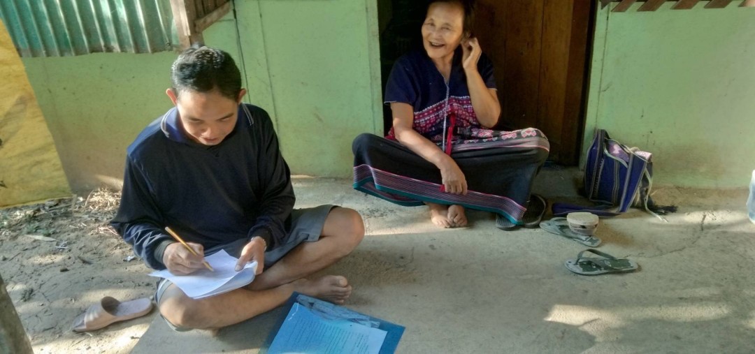 13-19 ธันวาคม 2567 สสช.บ้านห้วยกระทิงร่วมกับอาสาสมัครสาธารณสุขหมู่ที่6 บ้านห้วยกระทิง รณรงค์คัดกรองผู้สูงอายุ 9 ด้าน