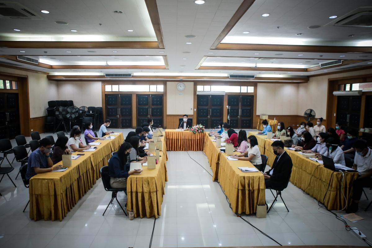 นายกองค์การบริหารส่วนจังหวัดตาก พร้อมทั้งคณะผู้บริหารและเจ้าหน้าที่ที่เกี่ยวข้อง ประชุมหารือแนวทางการผลักดันงบประมาณปี 2566