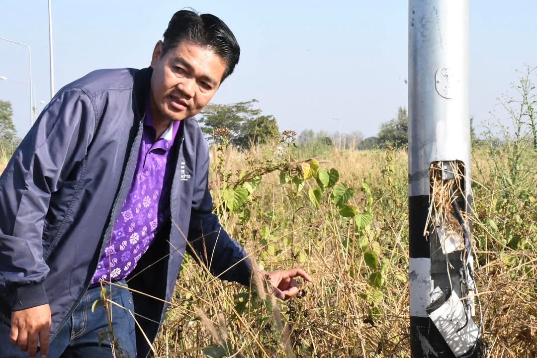 นายก อบจ.ตาก ลงพื้นที่สำรวจไฟฟ้า สายทางที่ ตก.ถ 1-0038 บ้านแม่ตาวสันแป่-บ้านห้วยม่วง อ.แม่สอด จ.ตาก