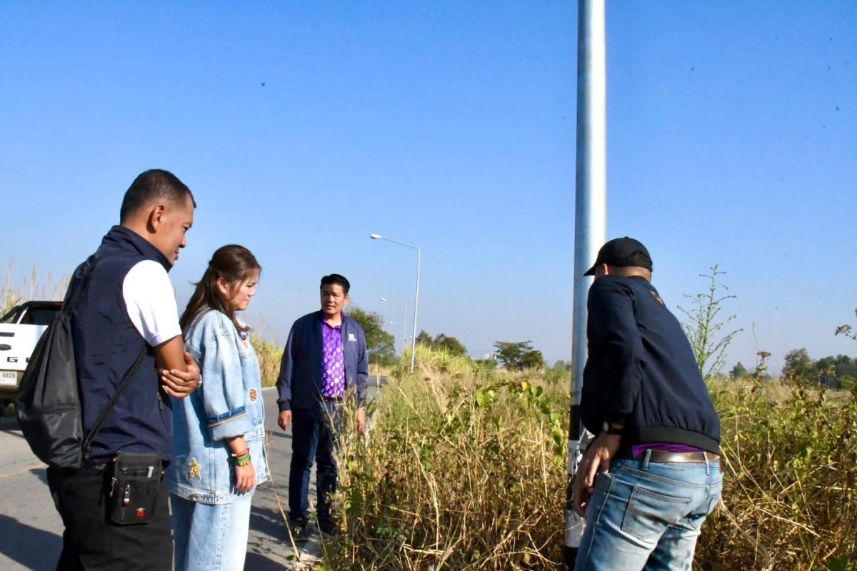 นายก อบจ.ตาก ลงพื้นที่สำรวจไฟฟ้า สายทางที่ ตก.ถ 1-0038 บ้านแม่ตาวสันแป่-บ้านห้วยม่วง อ.แม่สอด จ.ตาก