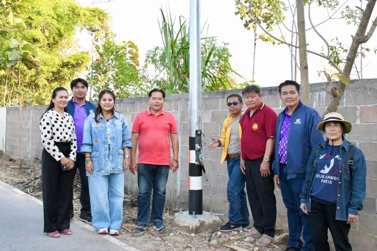 นายก อบจ.ตาก ลงพื้นที่สำรวจไฟฟ้า สายทางที่ ตก.ถ 1-0038 บ้านแม่ตาวสันแป่-บ้านห้วยม่วง อ.แม่สอด จ.ตาก