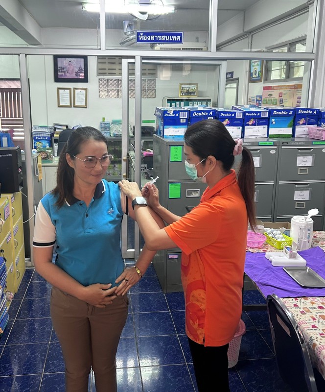 20-24 ม.ค.68 รพ.สต.บ้านสันป่าไร่ ให้บริการฉีดวัคซีนป้องกันโรคมะเร็งปากมดลูก(HPV) เข็มที่ 2 ให้แก่สตรีกลุ่มเป้าหมาย