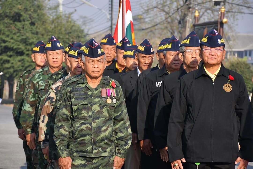 อบจ.ตาก เข้าร่วมพิธีวางพวงมาลาเนื่องในวันทหารผ่านศึก 