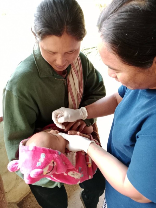 18 ก.พ.68 รพ.สต.บ้านสันป่าไร่ รณรงค์หยอดวัคซีนป้องกันโรคโปลิโอ รอบสอง ในพื้นที่รับผิดชอบ จำนวน 5 หมู่บ้าน ผู้รับบริการ เด็กไทย + เด็กต่างชาติ