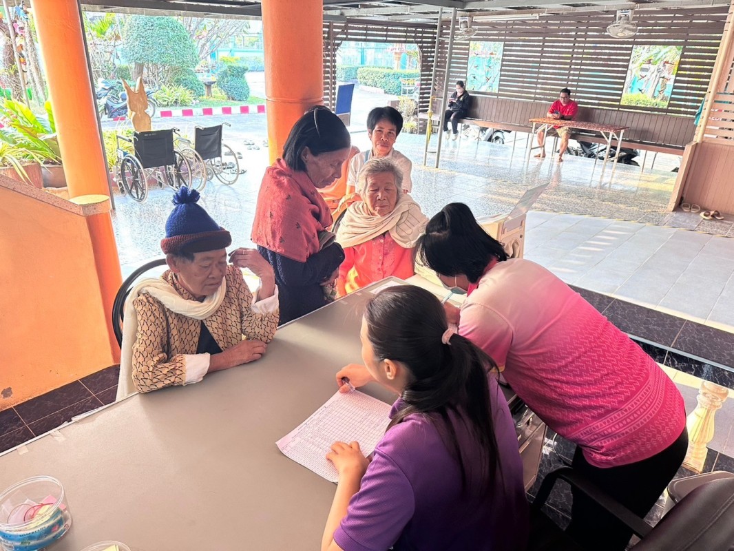 18 ก.พ.68 รพ.สต.บ้านสันป่าไร่ ให้บริการเจาะเลือด,วัดความดันโลหิต ผู้ป่วยโรคความดันโลหิตสูง (กลุ่ม2) 