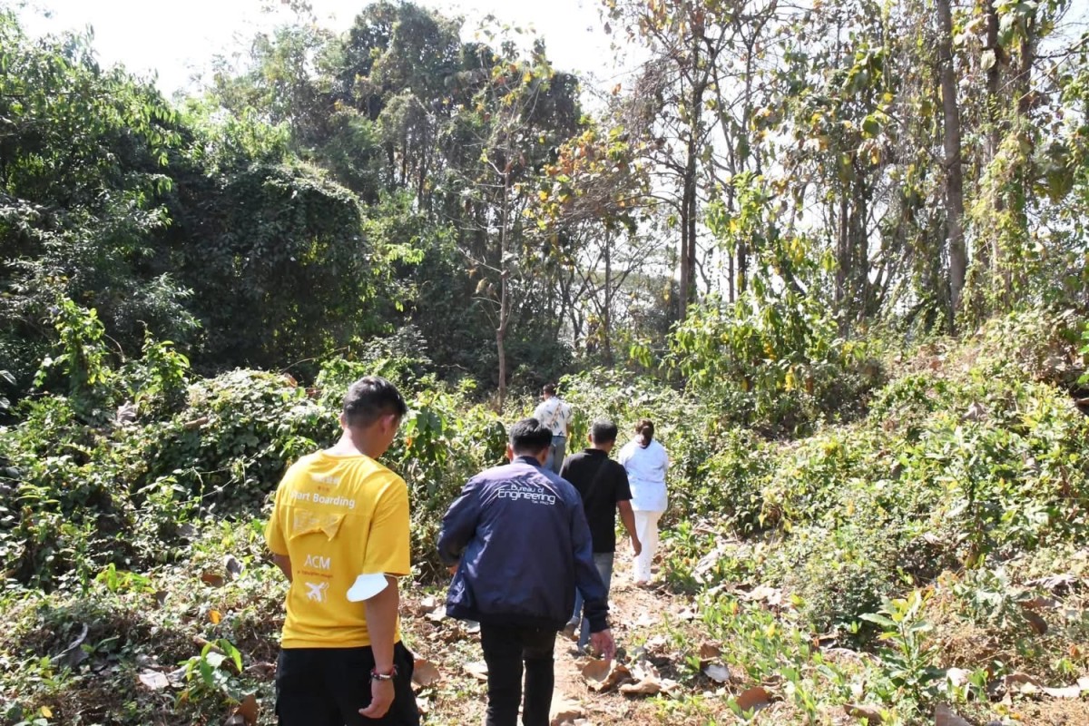 นายก อบจ.ตาก ลงพื้นที่สำรวจคลองลำห้วยบริเวณ ต.ท่าสายลวด อ.แม่สอด จ.ตาก