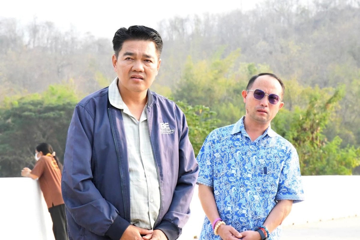 นายก อบจ.ตาก ลงพื้นที่ตรวจงานปรับปรุงถนน บ้านวังม่วง เชื่อมบ้านหนองชะลาบ