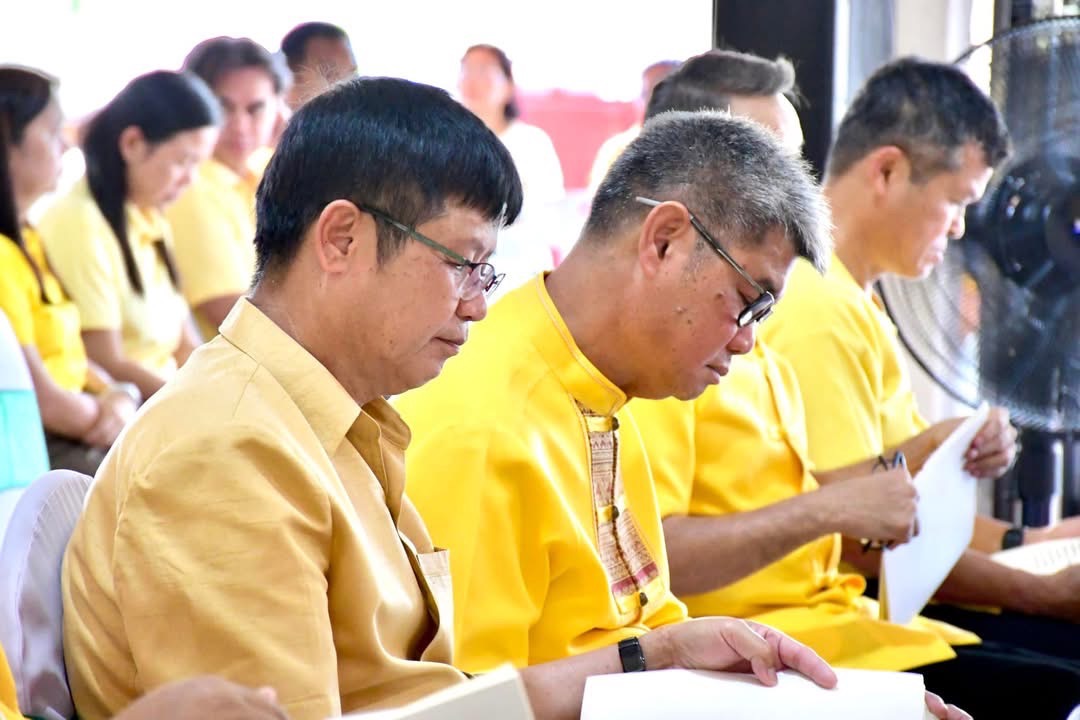 อบจ.ตาก ร่วมพิธีเจริญพระพุทธมนต์เฉลิมพระเกียรติถวายพระพรชัยมงคลแด่ พระบาทสมเด็จพระเจ้าอยู่หัว และพระบรมวงศานุวงศ์ ประจำปีพุทธศักราช 2568