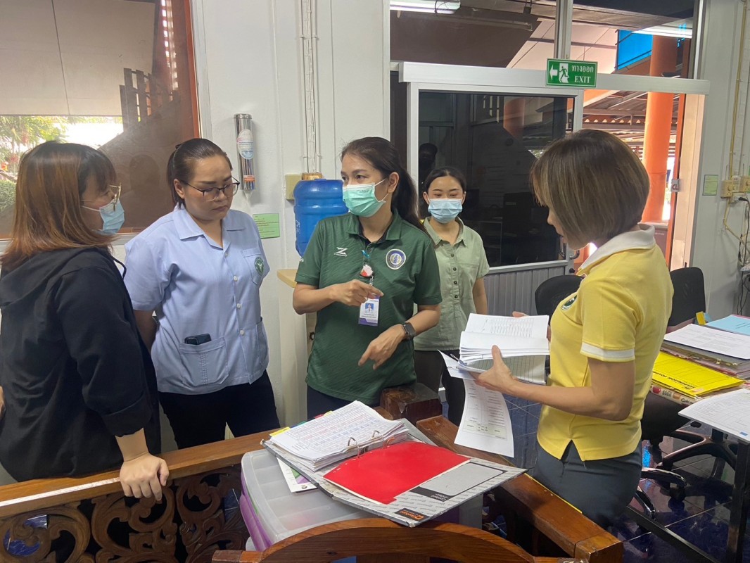 5 มี.ค.68 รพ.สต.บ้านสันป่าไร่ รับการนิเทศติดตามการดำเนินงานตามมาตรฐานงานด้านสร้างเสริมภูมิคุ้มกันโรคและมาตรฐานงานเภสัชกรรมปฐมภูมิ  จากทีม รพ.แม่ระมาด และ สสอ.แม่ระมาด
