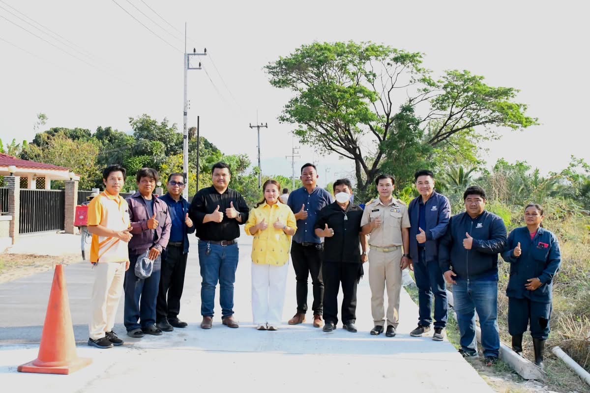 นายก อบจ.ตาก ลงพื้นที่ตรวจติดตามการปรับปรุงถนนในพื้นที่ ต.นาโบสถ์ อ.วังเจ้า จ.ตาก