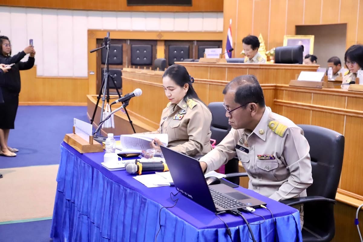 ประชุมสภาองค์การบริหารส่วนจังหวัดตาก สมัยสามัญ สมัยที่ 1 ครั้งที่ 1 ประจำปี 2568
