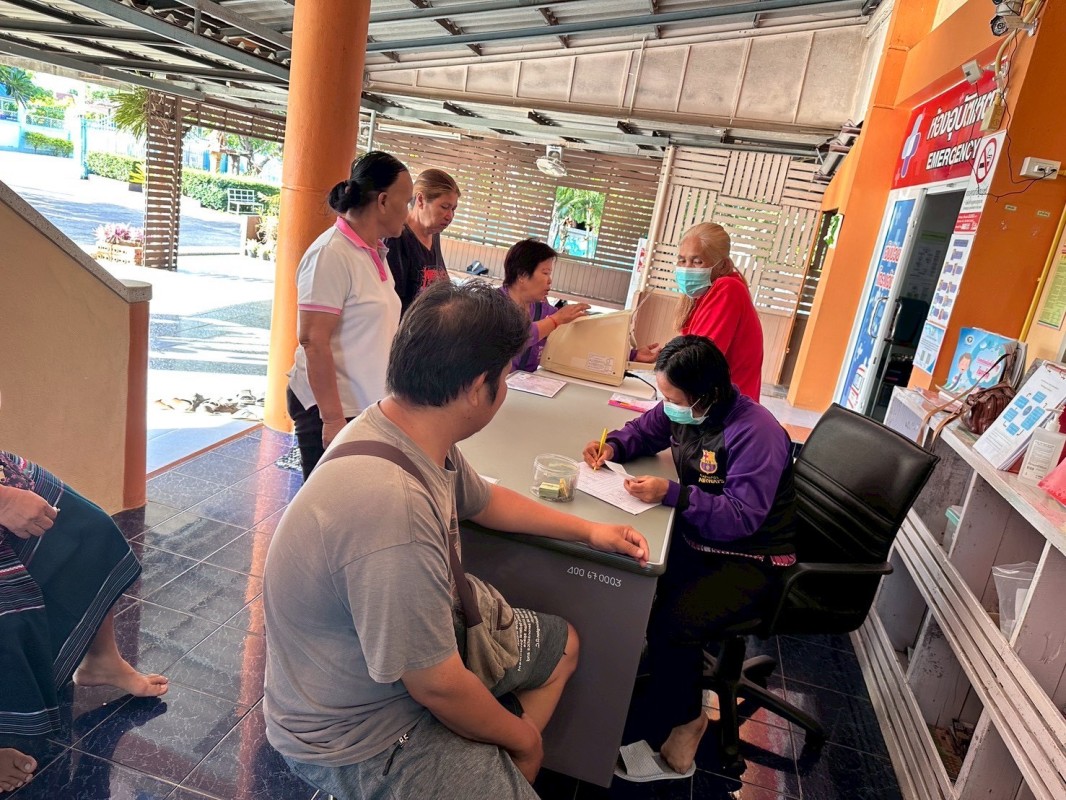 22 เม.ย.68 รพ.สต.บ้านสันป่าไร่ เจาะเลือดผู้ป่วยโรคเบาหวาน จำนวน 21 ราย