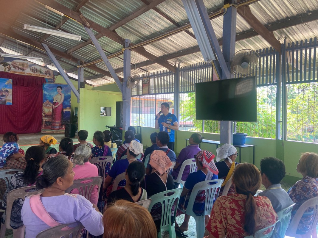 25 เม.ย. 68 รพ.สต.บ้านสันป่าไร่ ร่วมกับกลุ่มผู้สูงอายุบ้านสันป่าไร่ จัดกิจกรรมโครงการส่งเสริมสุขภาพผู้สูงวัย สร้างจิตสดใส ร่างกายแข็งแรง มีผู้สูงอายุเข้าร่วมกิจกรรม 100 คน ณ หอประชุมโรงเรียนบ้านสันป่าไร่ มีกิจกรรมให้ความรู้ด้านแพทย์แผนไทย การออกกำลังกายแล