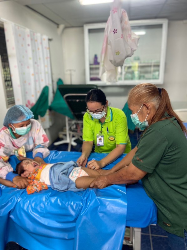 14 พ.ค.68 รพ.สต.บ้านสันป่าไร่ ฉีดวัคซีนเด็ก อายุ 2 เดือน ถึง 4 ปี จำนวน 38 ราย และ ตรวจสุขภาพช่องปาก,เคลือบฟลูออไรด์,ให้ทันตสุขศึกษาแก่ผู้ปกครองเด็ก,เจาะเลือดตรวจhct,จ่ายยา para syr , ferrous syr