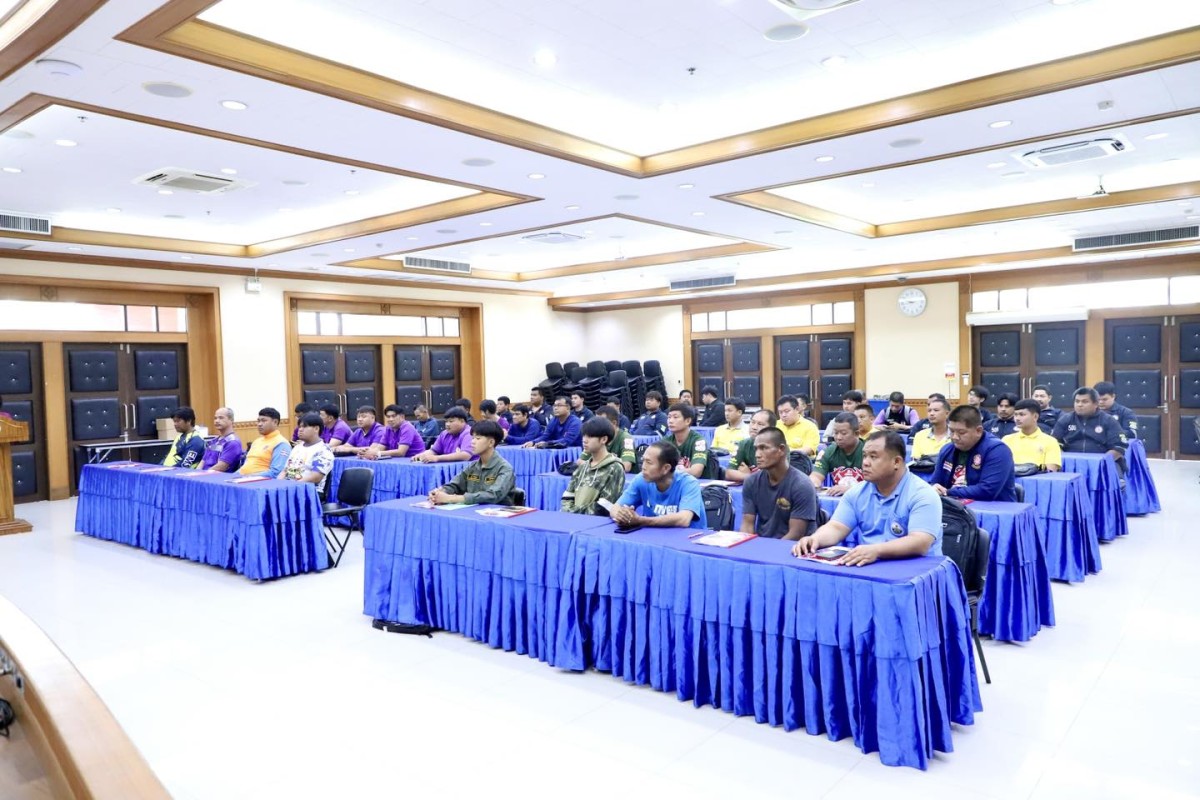 นายกจอย นายก อบจ.ตากเป็นประธานเปิดโครงการเสริมสร้างศักยภาพ ด้านการป้องกันและบรรเทาสาธารณภัย 