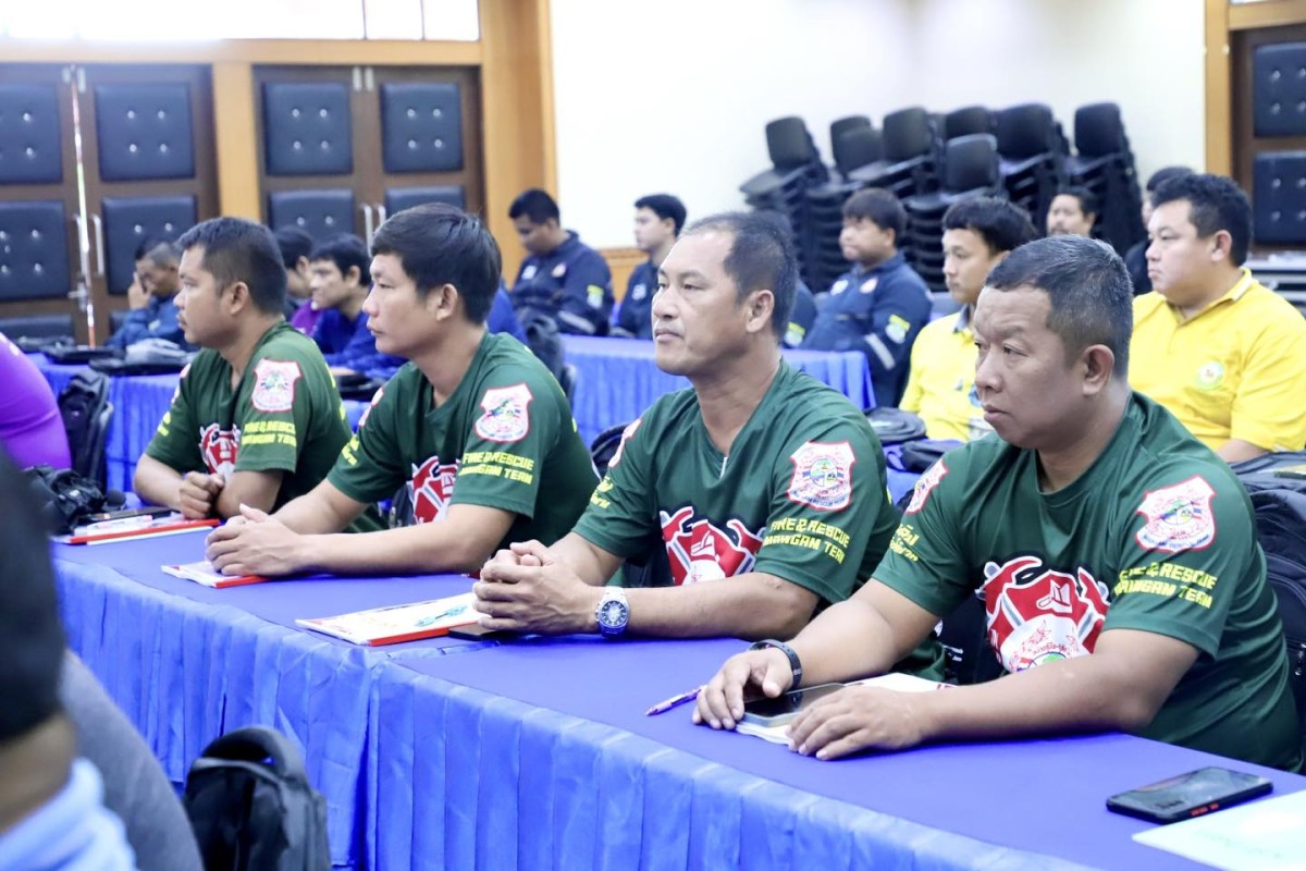 นายกจอย นายก อบจ.ตากเป็นประธานเปิดโครงการเสริมสร้างศักยภาพ ด้านการป้องกันและบรรเทาสาธารณภัย 