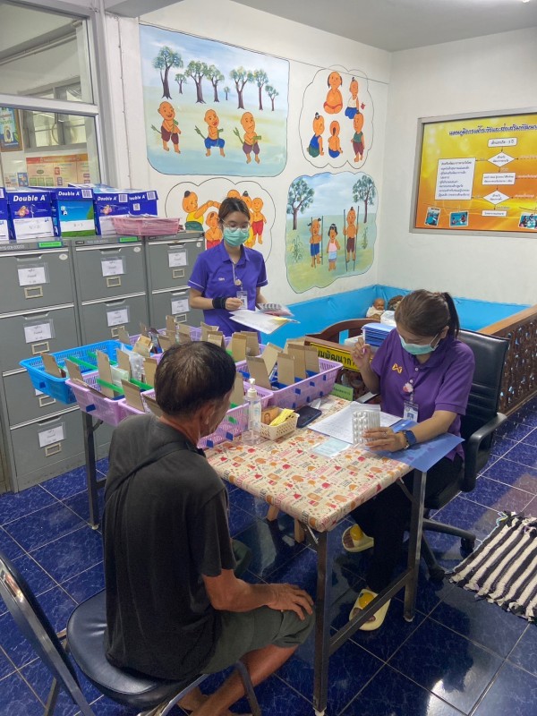 27 พ.ค.68 รพ.สต.บ้านสันป่าไร่ ทำกิจกรรมกลุ่มแลกเปลี่ยนเรียนรู้พร้อมจ่ายยาให้แก่ผู้ป่วยโรคความดันโลหิตสูง(กลุ่มที่ 3) จำนวน 48 ราย , นับจำนวนยา และ ทบทวนความเข้าใจการทานยาก่อนกลับบ้าน