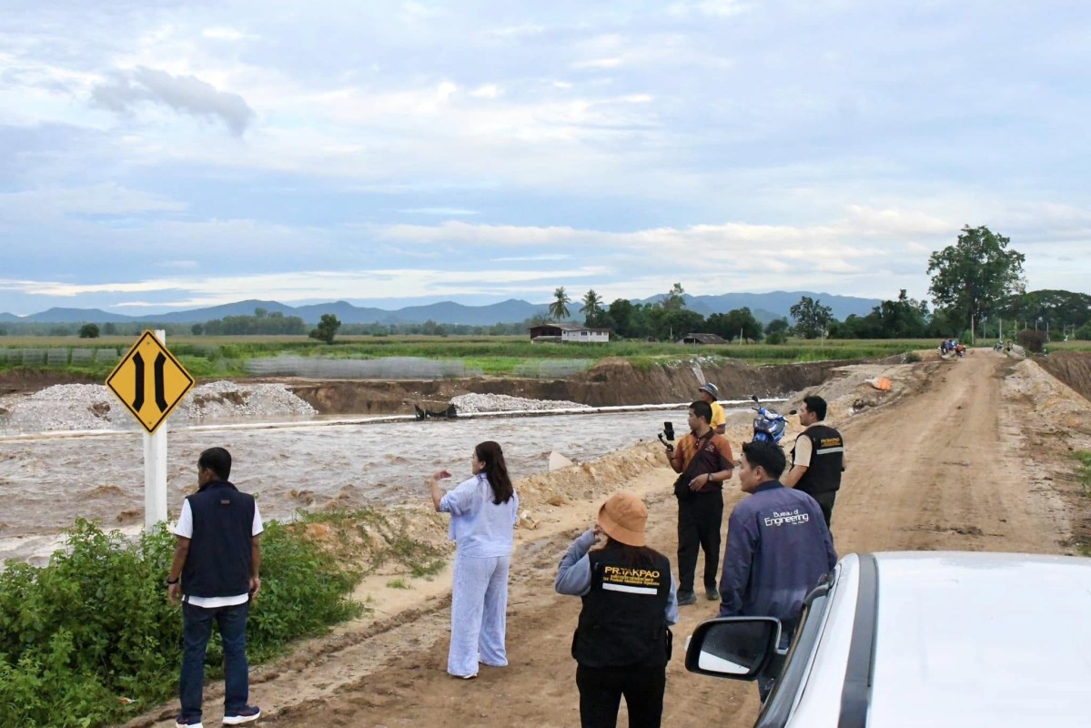 นายกจอย ลงพื้นที่ ต.วังหมัน อ.สามเงา