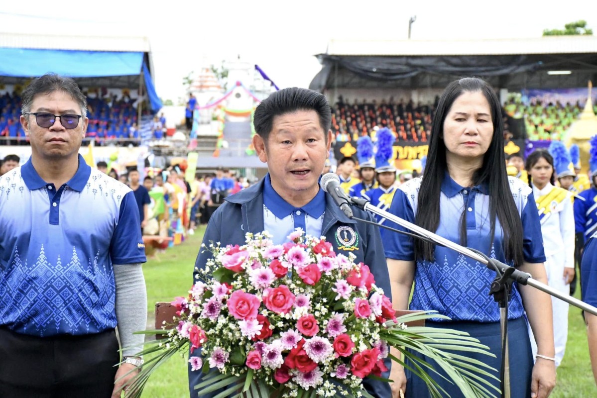 นายกจอย อบจ.ตาก สนับสนุนการแข่งขันกีฬาเยาวชนระดับอำเภอ อำเภอแม่สอด