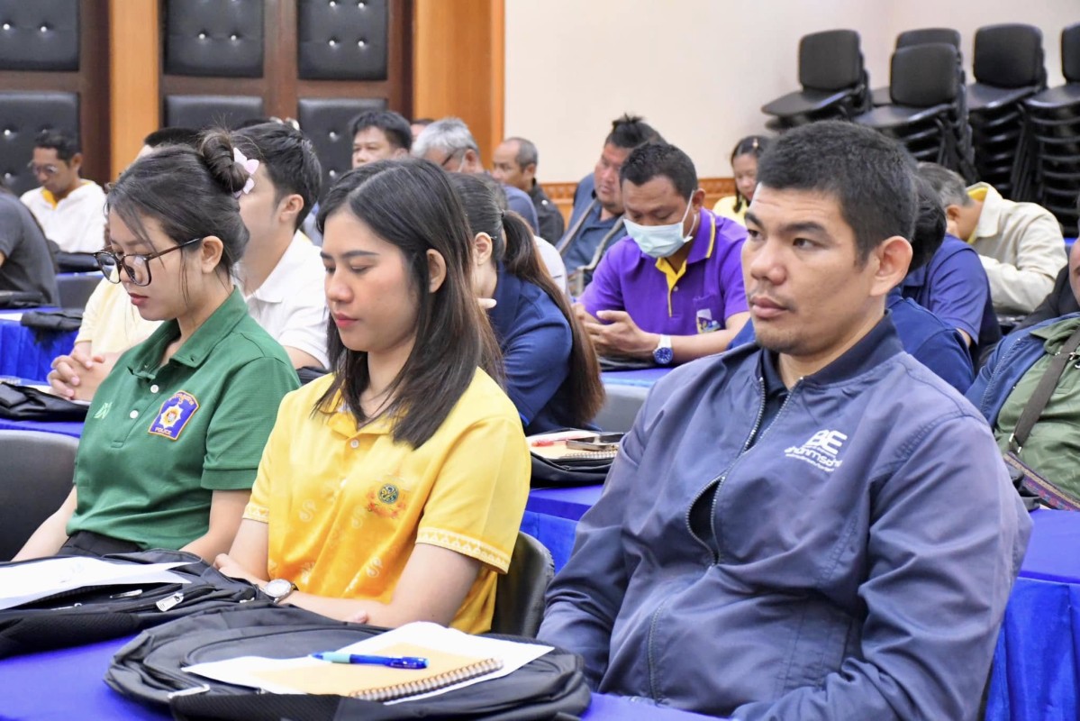 นายก อบจ.ตาก เป็นประธานเปิดโครงการฝึกอบรมพัฒนาความรู้ ศักยภาพ และทักษะด้านการปฏิบัติงานของบุคลากร ประจำปีงบประมาณ พ.ศ. 2568