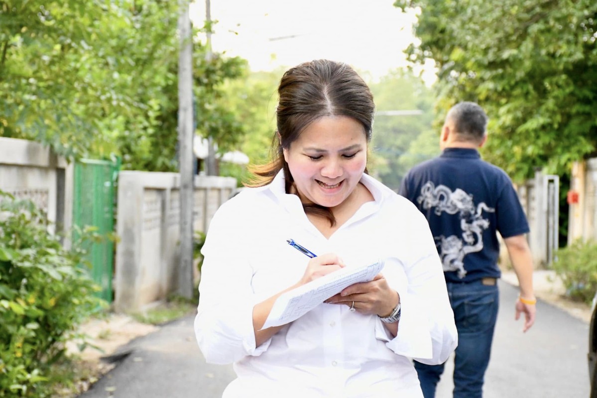 นายกจอย (นายก อบจ.ตาก) ลงพื้นที่ตรวจติดตามโครงการปรับปรุงถนน อ.แม่สอด จ.ตาก