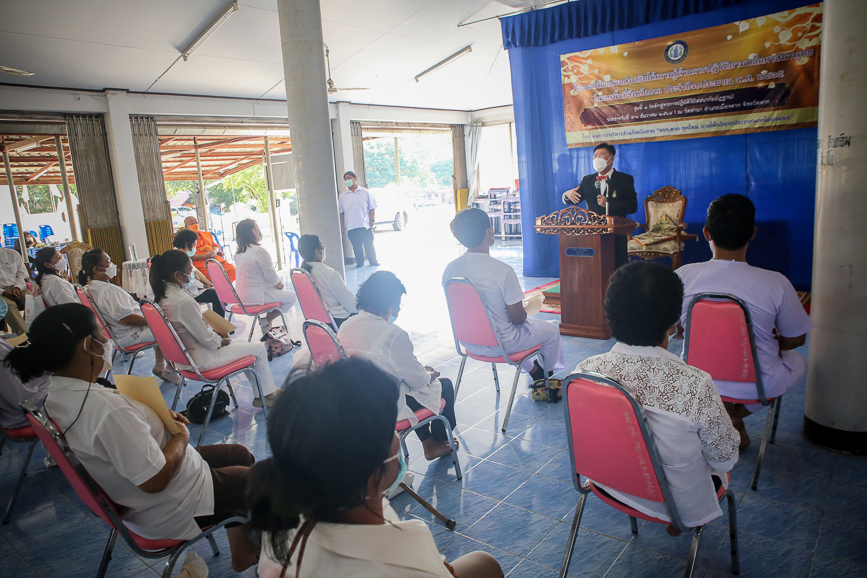 นายก อบจ.ตาก เป็นประธานในพิธีปิดโครงการฝึกอบรมส่งเสริมให้ความรู้ด้านการปฏิบัติตามหลักศาสนาพุทธ ในเขตพื้นที่จังหวัดตาก รุ่นที่ 1 (หลักสูตรการปฏิบัติวิปัสสนากัมมัฏฐาน) ประจำปีงบประมาณ 2564