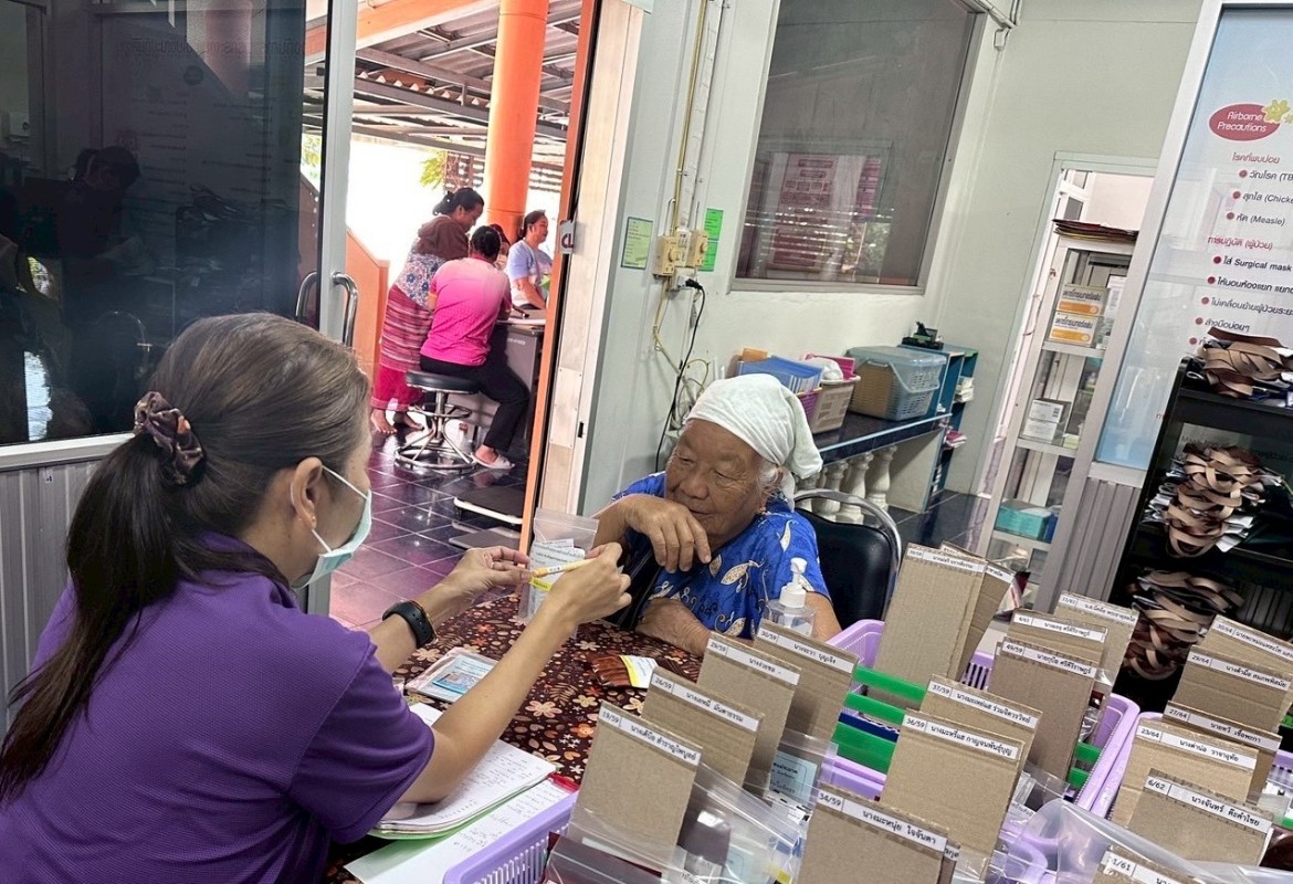 24 มิ.ย.68 รพ.สต.บ้านสันป่าไร่ จ่ายยาให้แก่ผู้ป่วยโรคความดันโลหิตสูง(กลุ่มที่ 3) จำนวน 43 ราย