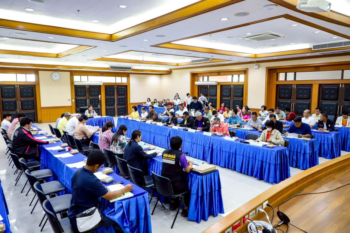 นายกจอย นายก อบจ.ตาก เป็นประธานการประชุมคณะกรรมการพัฒนาองค์การบริหารส่วนจังหวัดตาก ครั้งที่ 1/2568