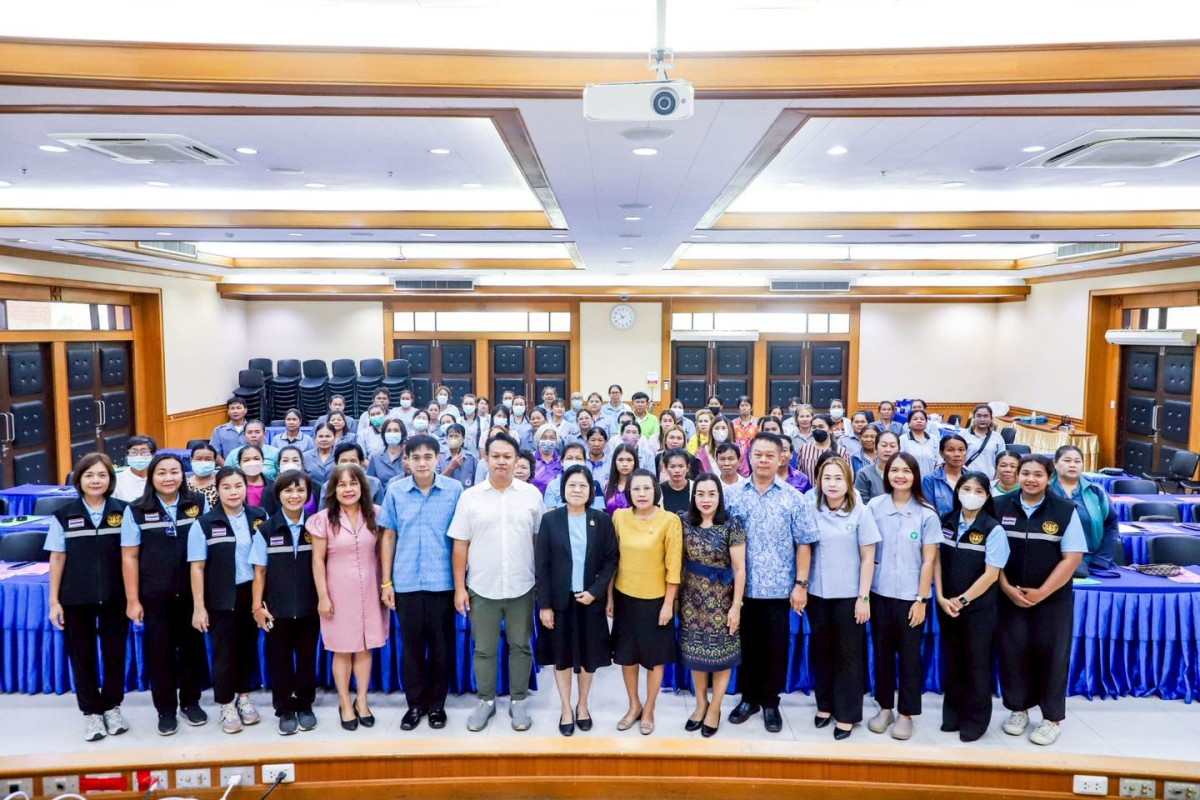 นายกจอย นายก อบจ.ตาก มอบ รองปลัดฯ เป็นประธานเปิดโครงการฝึกอบรมส่งเสริมสุขภาพในชุมชนและสังคม