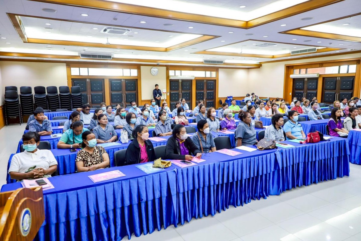 นายกจอย นายก อบจ.ตาก มอบ รองปลัดฯ เป็นประธานเปิดโครงการฝึกอบรมส่งเสริมสุขภาพในชุมชนและสังคม