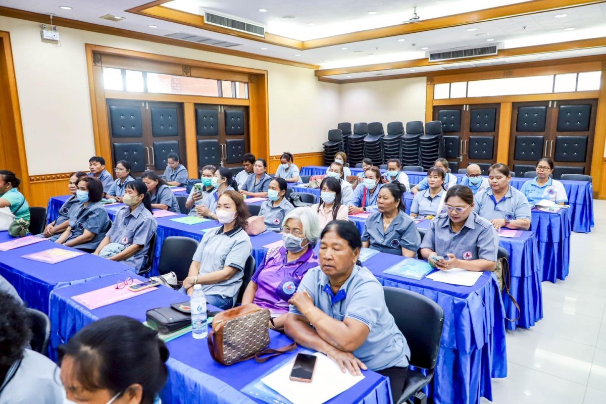 นายกจอย นายก อบจ.ตาก มอบ รองปลัดฯ เป็นประธานเปิดโครงการฝึกอบรมส่งเสริมสุขภาพในชุมชนและสังคม