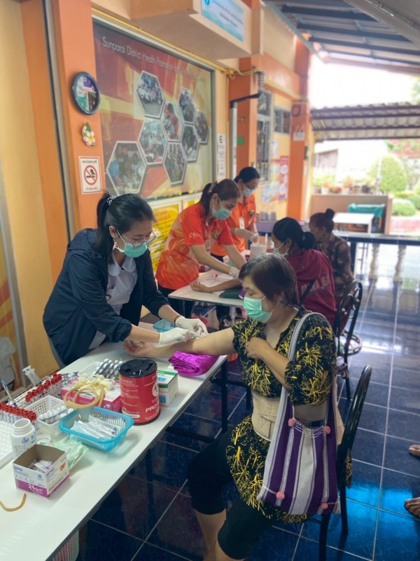 3 ก.ค.68 รพ.สต.บ้านสันป่าไร่ รณรงค์ตรวจคัดกรองไวรัสตับอักเสบบีและซี โดยการเจาะเลือด ให้แก่กลุ่มเป้าหมาย อายุ 34 ปีขึ้นไป