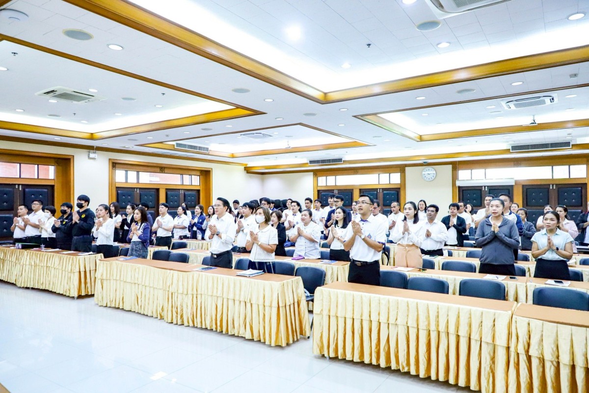 นายกจอย นายก อบจ.ตาก เป็นประธานในพิธีเปิดโครงการฝึกอบรมคุณธรรมและจริยธรรม