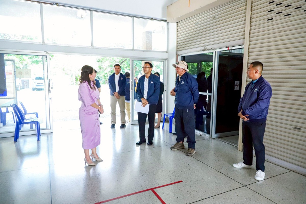 นายกจอย นายก อบจ.ตาก ลงพื้นที่ตรวจงาน การเตรียมการปรับปรุงสนามกีฬา อบจ.ตาก ในเฟสที่ 2 งบประมาณ 27,850,000 บาท