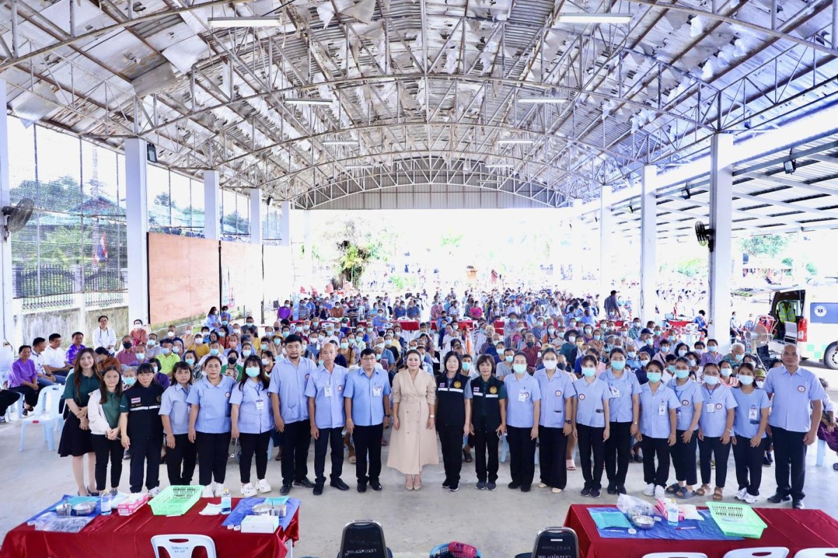 นายก อบจ.ตาก (นายกจอย) เป็นประธานการจัดกิจกรรม kick off ฉีดวัคซีนป้องกันไข้หวัดใหญ่ให้ 7 กลุ่มเสี่ยง ปี 2568