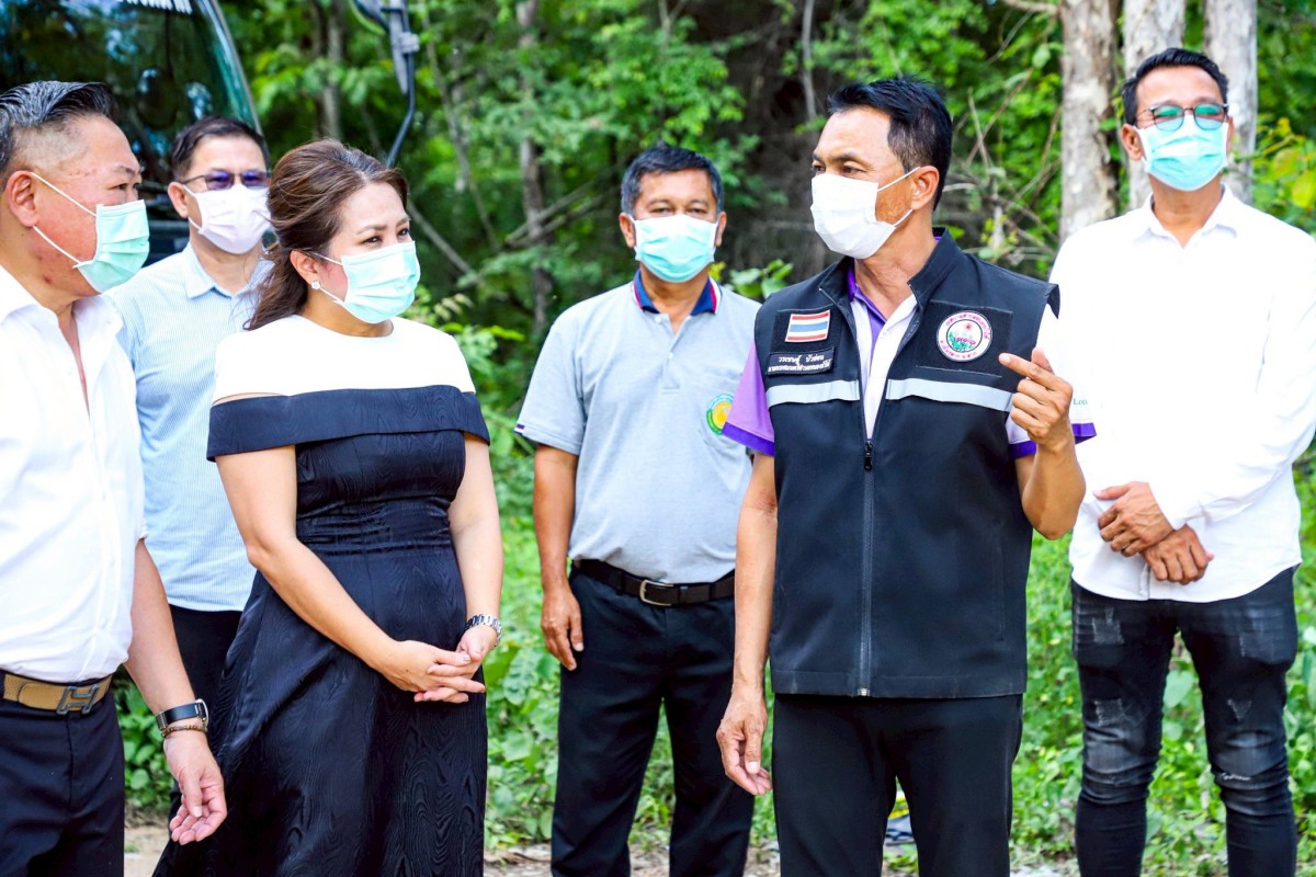นายก อบจ.ตาก (นายกจอย) ลงพื้นที่ ติดตามการทำงานของเครื่องจักร งานขุดบ่อฝังกลบขยะเพิ่ม ตำบลหนองบัวใต้ งบประมาณจำนวน 39,700 บาท