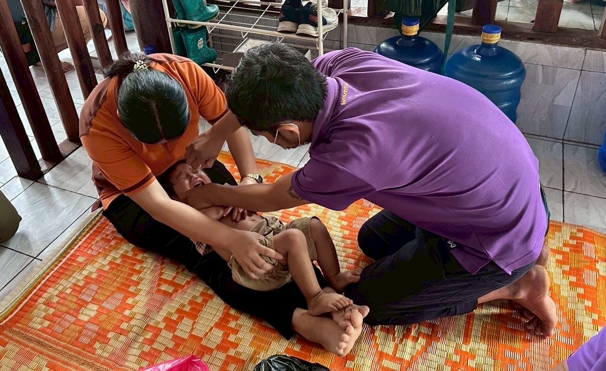 8 ก.ค.68 รพ.สต.บ้านสันป่าไร่ ออกหน่วยฉีดวัคซีนเด็ก เขต สสช.ห้วยกระทิง จำนวน 22 ราย