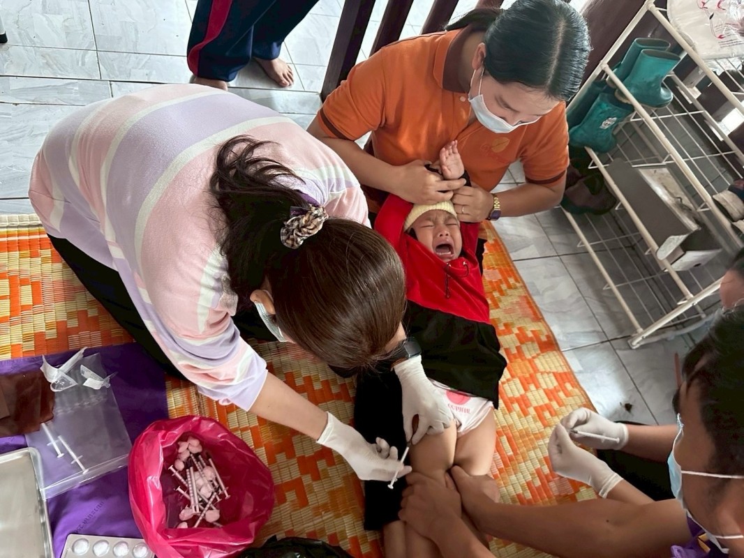 8 ก.ค.68 รพ.สต.บ้านสันป่าไร่ ออกหน่วยฉีดวัคซีนเด็ก เขต สสช.ห้วยกระทิง จำนวน 22 ราย