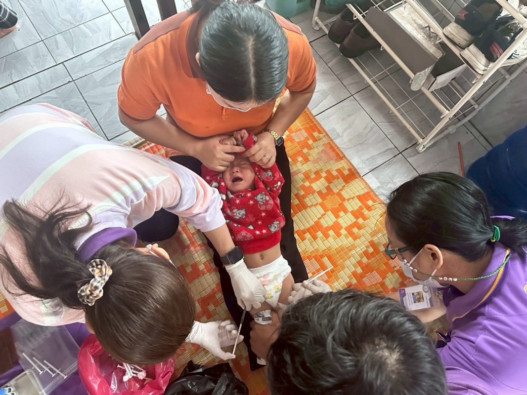 8 ก.ค.68 รพ.สต.บ้านสันป่าไร่ ออกหน่วยฉีดวัคซีนเด็ก เขต สสช.ห้วยกระทิง จำนวน 22 ราย