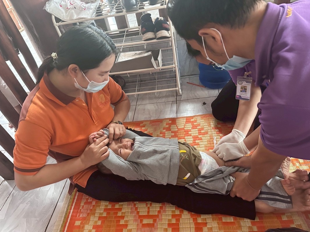 8 ก.ค.68 รพ.สต.บ้านสันป่าไร่ ออกหน่วยฉีดวัคซีนเด็ก เขต สสช.ห้วยกระทิง จำนวน 22 ราย