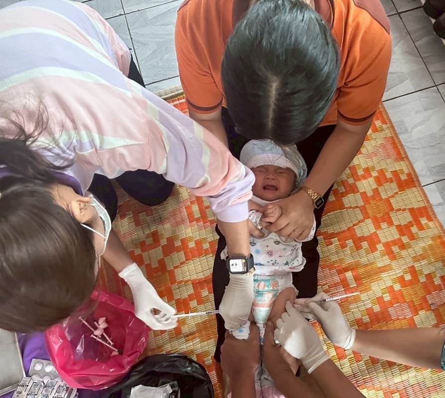 8 ก.ค.68 รพ.สต.บ้านสันป่าไร่ ออกหน่วยฉีดวัคซีนเด็ก เขต สสช.ห้วยกระทิง จำนวน 22 ราย