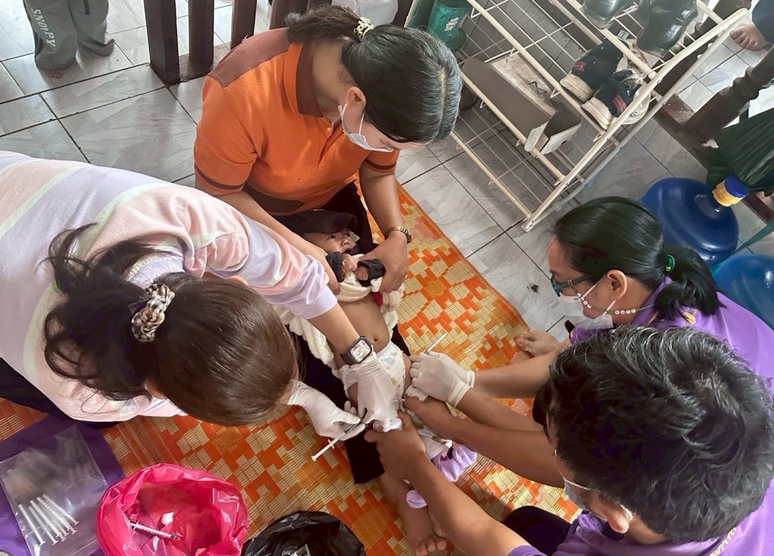 8 ก.ค.68 รพ.สต.บ้านสันป่าไร่ ออกหน่วยฉีดวัคซีนเด็ก เขต สสช.ห้วยกระทิง จำนวน 22 ราย