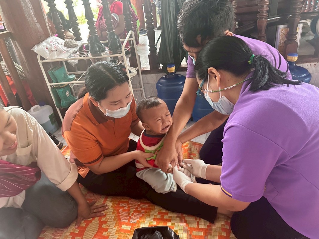 8 ก.ค.68 รพ.สต.บ้านสันป่าไร่ ออกหน่วยฉีดวัคซีนเด็ก เขต สสช.ห้วยกระทิง จำนวน 22 ราย