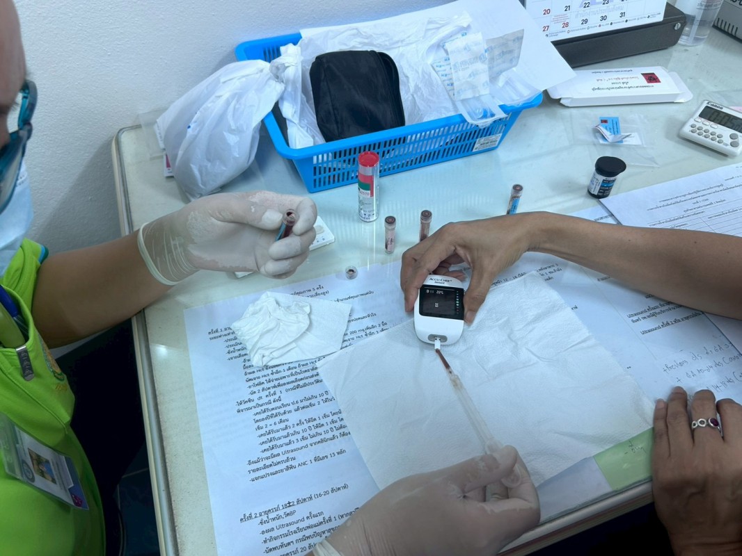 9 ก.ค.68 ช่วงบ่าย รพ.สต.บ้านสันป่าไร่ ทดสอบความชำนาญทางห้องปฏิบัติการหน่วยบริการปฐมภูมิ รอบที่ 2/2568 ด้วยวัตถุชุดทดสอบจากศูนย์วิทยาศาสตร์การแพทย์ที่ 2 พิษณุโลก