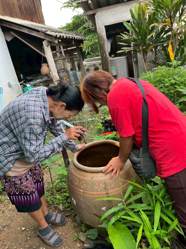 9 กรกฎาคม 2568 รพ.สต.บ้านสันป่าไร่ร่วมกับอาสาสมัครสาธารณสุข หมู่ที่2,3,5,6และ7 รณรงค์สำรวจและทำลายแหล่งเพาะพันธ์ลูกน้ำยุงลาย รอบที่ 1 เดือนกรกฎาคม 2568