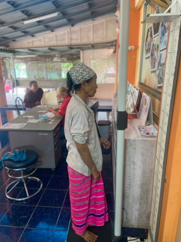 22 ก.ค.68 รพ.สต.บ้านสันป่าไร่ ให้บริการ เจาะเลือด , วัดความดันโลหิต ผู้ป่วยโรคเบาหวาน (NCD กลุ่ม 1 ) จำนวน 22 ราย