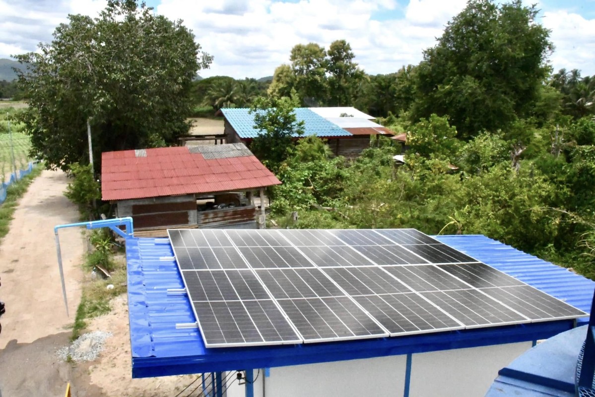 นายกจอย (นายก อบจ.ตาก) ลงพื้นที่ตรวจติดตามโครงการก่อสร้างอาคารสูบน้ำ และระบบท่อส่งน้ำพร้อมติดตั้งระบบไฟฟ้าโซล่าเซลล์ ในพื้นที่ อ.บ้านตาก งบประมาณ 499,000 บาท