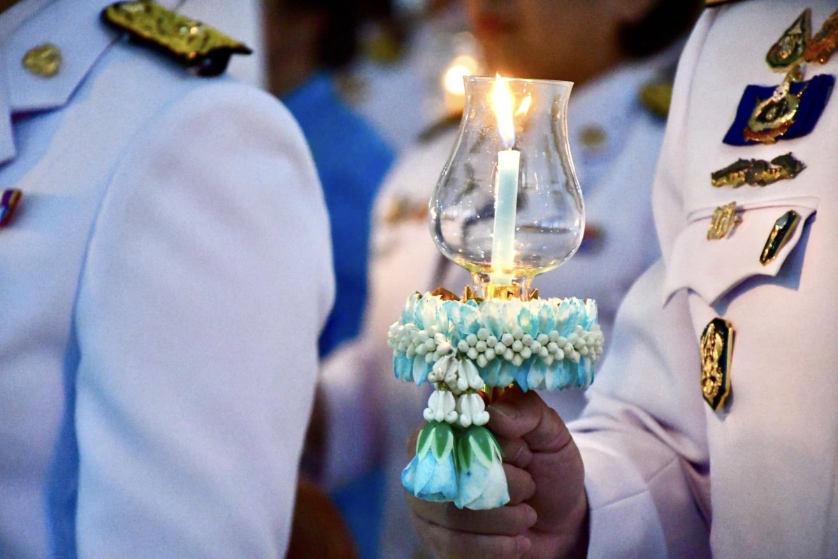 นายก อบจ.ตาก ร่วมพิธีถวายเครื่องราชสักการะและวางพานพุ่ม และพิธีจุดเทียนถวายพระพรชัยมงคล เนื่องในโอกาสวันเฉลิมพระชนมพรรษา 12 สิงหาคม 2568