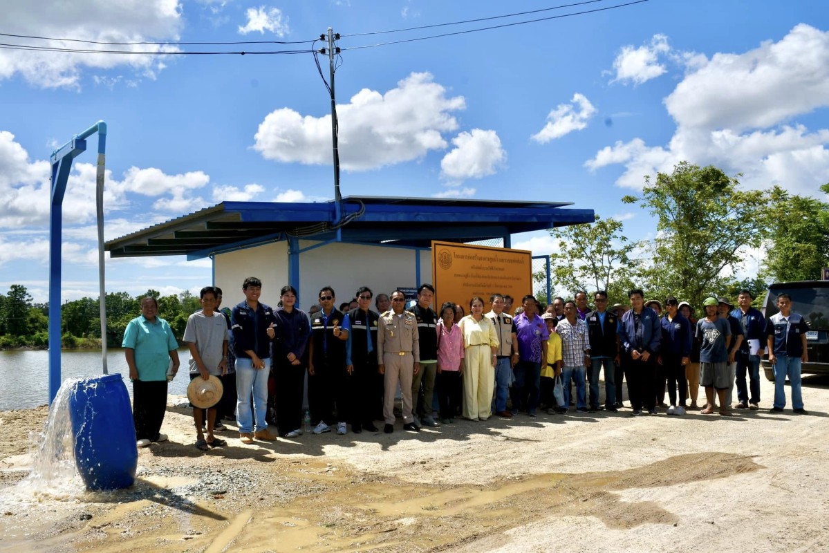 นายกจอย (นายก อบจ.ตาก) ลงพื้นที่ตรวจติดตามโครงการก่อสร้างอาคารสูบน้ำ และระบบท่อส่งน้ำพร้อมติดตั้งระบบไฟฟ้าโซล่าเซลล์